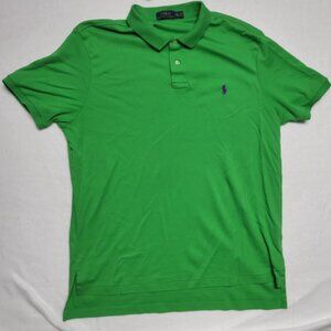 Polo Ralph Lauren Short Sleeve Polo Shirt Green XXL Purple Pony